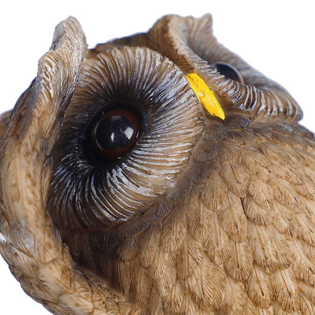 Cartoon Owl Figure Resin Statue Pendant Crafts for Garden Outdoor Decoration Courtyard Accessories Owl Pendant
