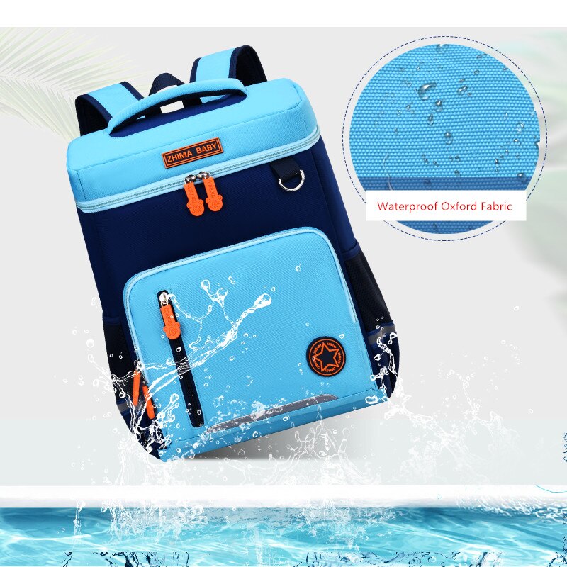 Mochila ortopédica de estilo británico para estudiantes, mochilas escolares para niños y niñas, mochilas escolares a prueba de agua