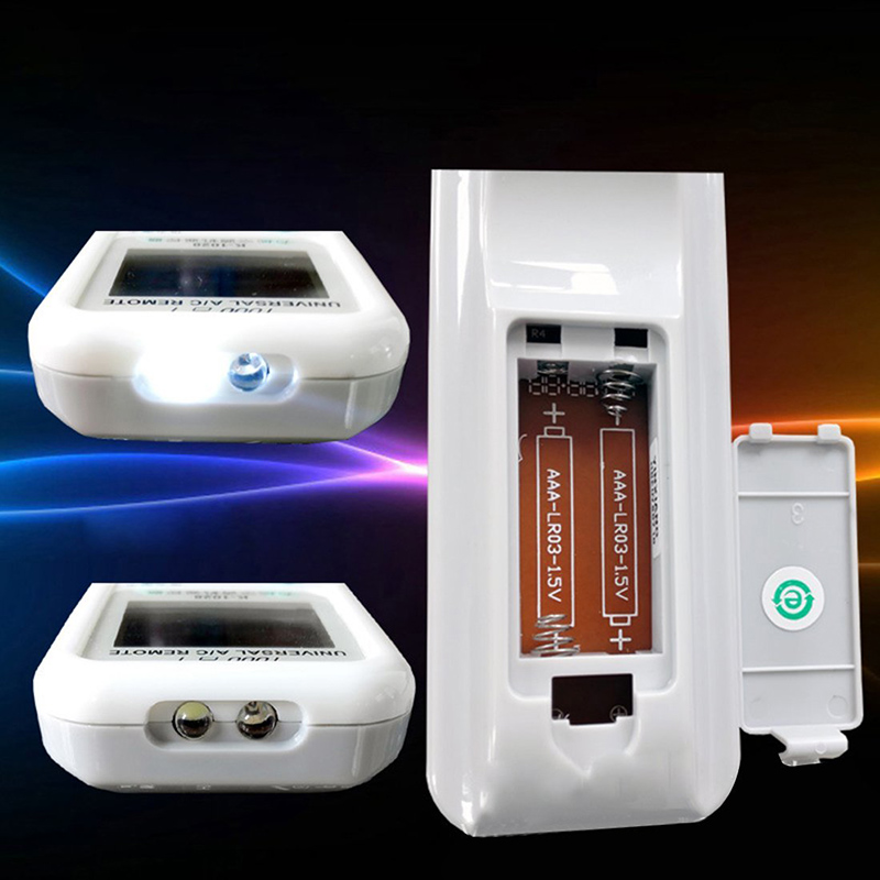 1000 en 1 Control remoto inalámbrico K-1028E AC Digital LCD consumo de energía aire A/C Control remoto Universal para aire acondicionado