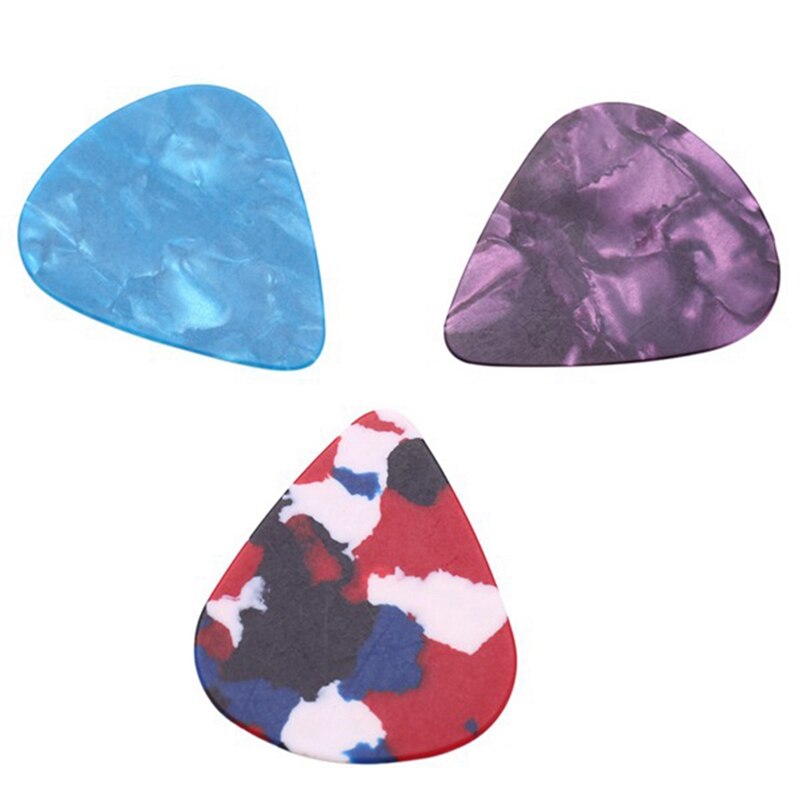 12 Pcs Multi-Size Kleur Plectrums, Celluloid Picks, Universele Picks Voor Folk Gitaren/Elektrische Gitaren
