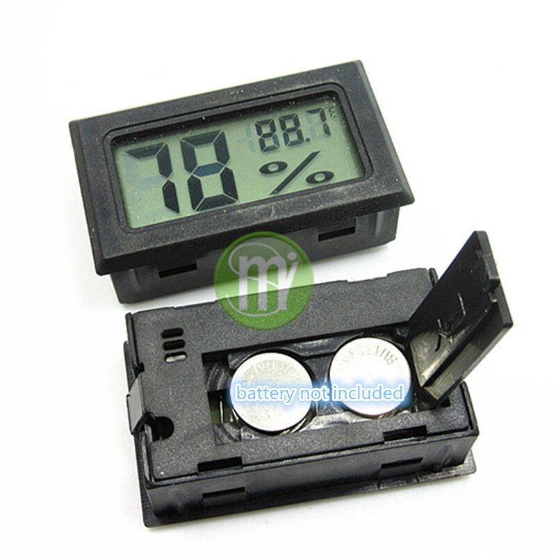10 sztuk cyfrowy termometr higrometr miernik wilgotności miernik temperatury i wilgotności lodówka z zamrażarką-50-70C 10% RH ~ 99% RH
