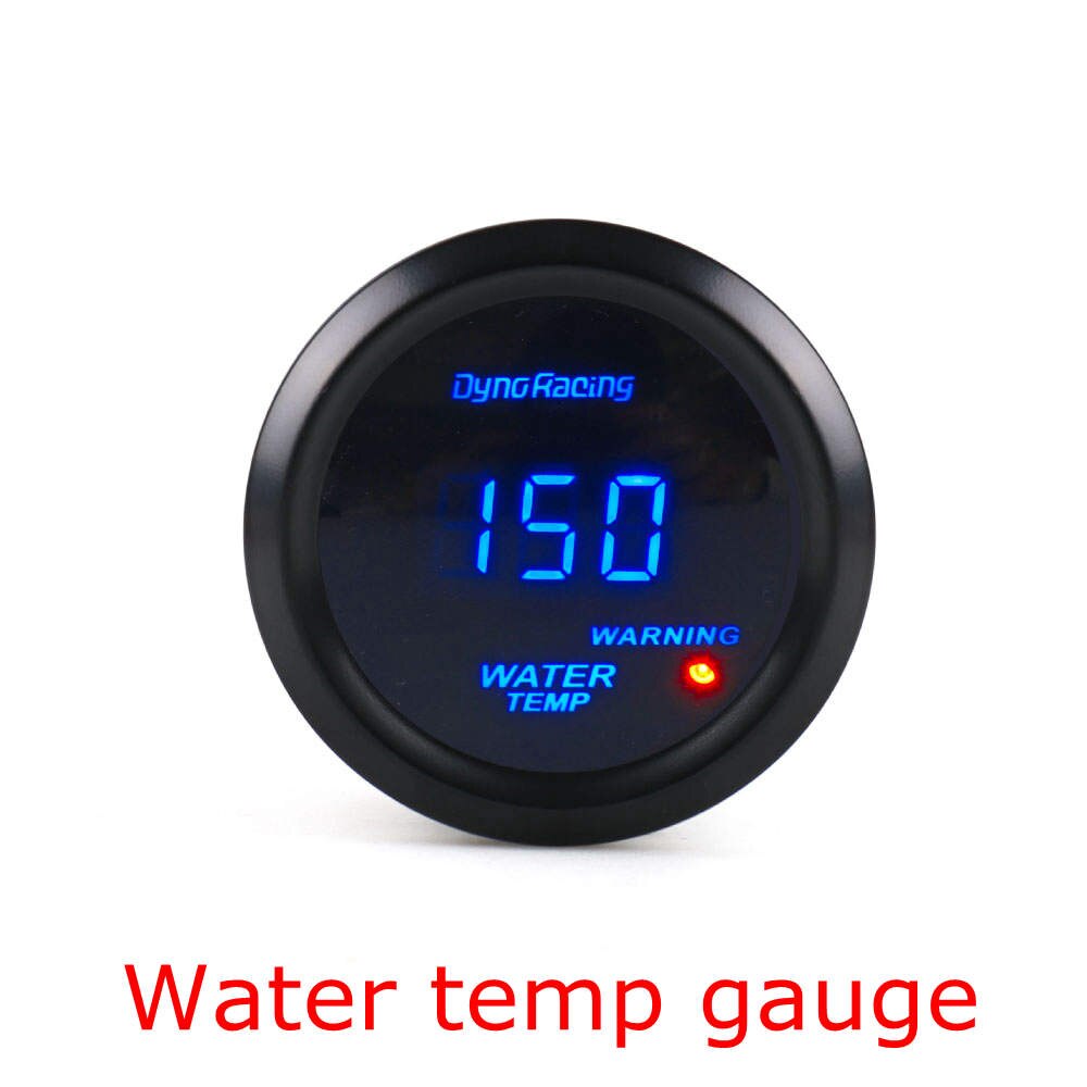 Dynoracing 2&quot; 52mm Car Digital Turbo Boost Gauge PSI BAR Water Temp Oil Temp Oil Pressure Gauge Voltmeter Tachometer Rpm gauge: Water temp gauge