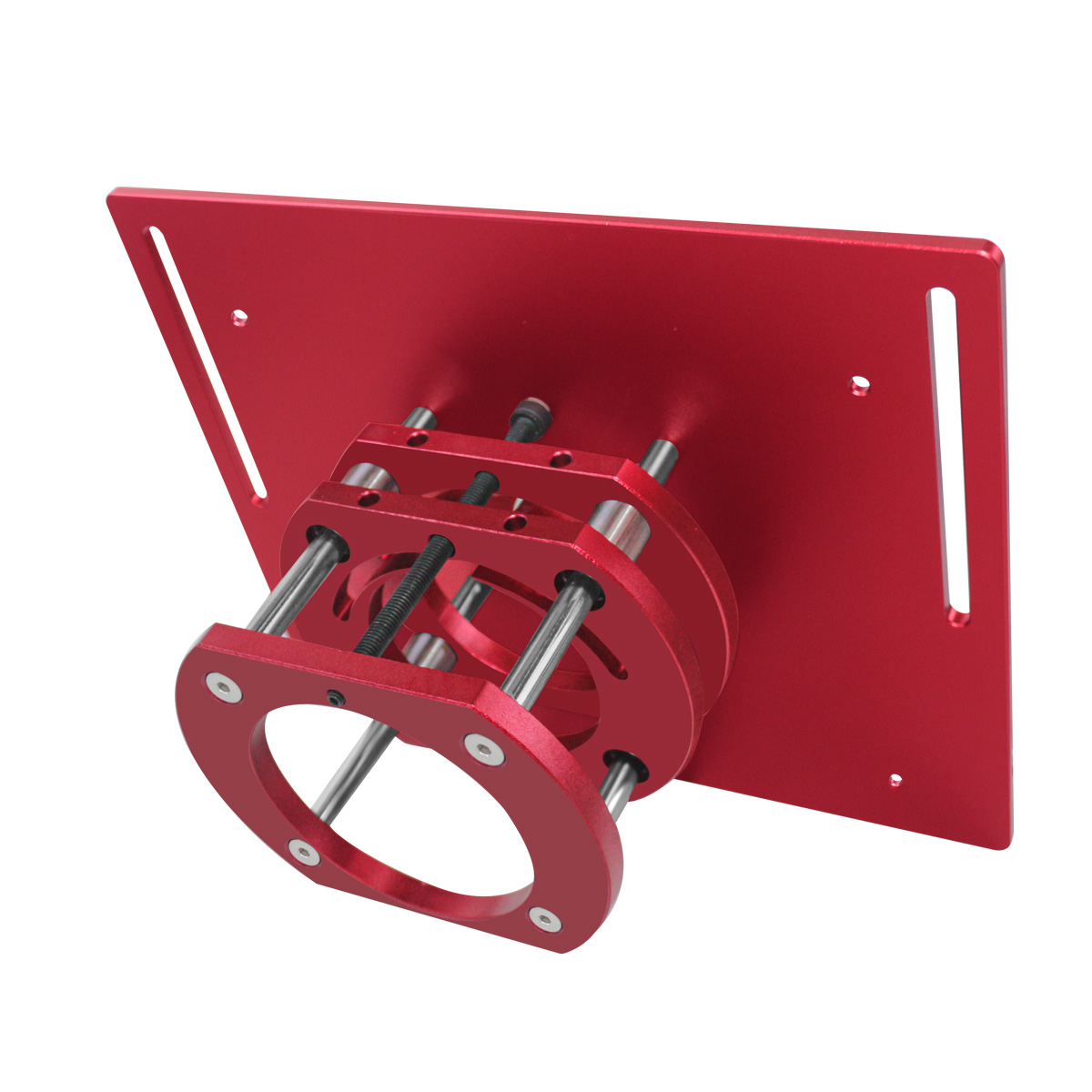 Kit de levage de routeur pour le travail du bois, plaque d'insertion de Table de routeur en aluminium avec guide et support de jauge d'onglet pour moteurs de 65 mm de diamètre
