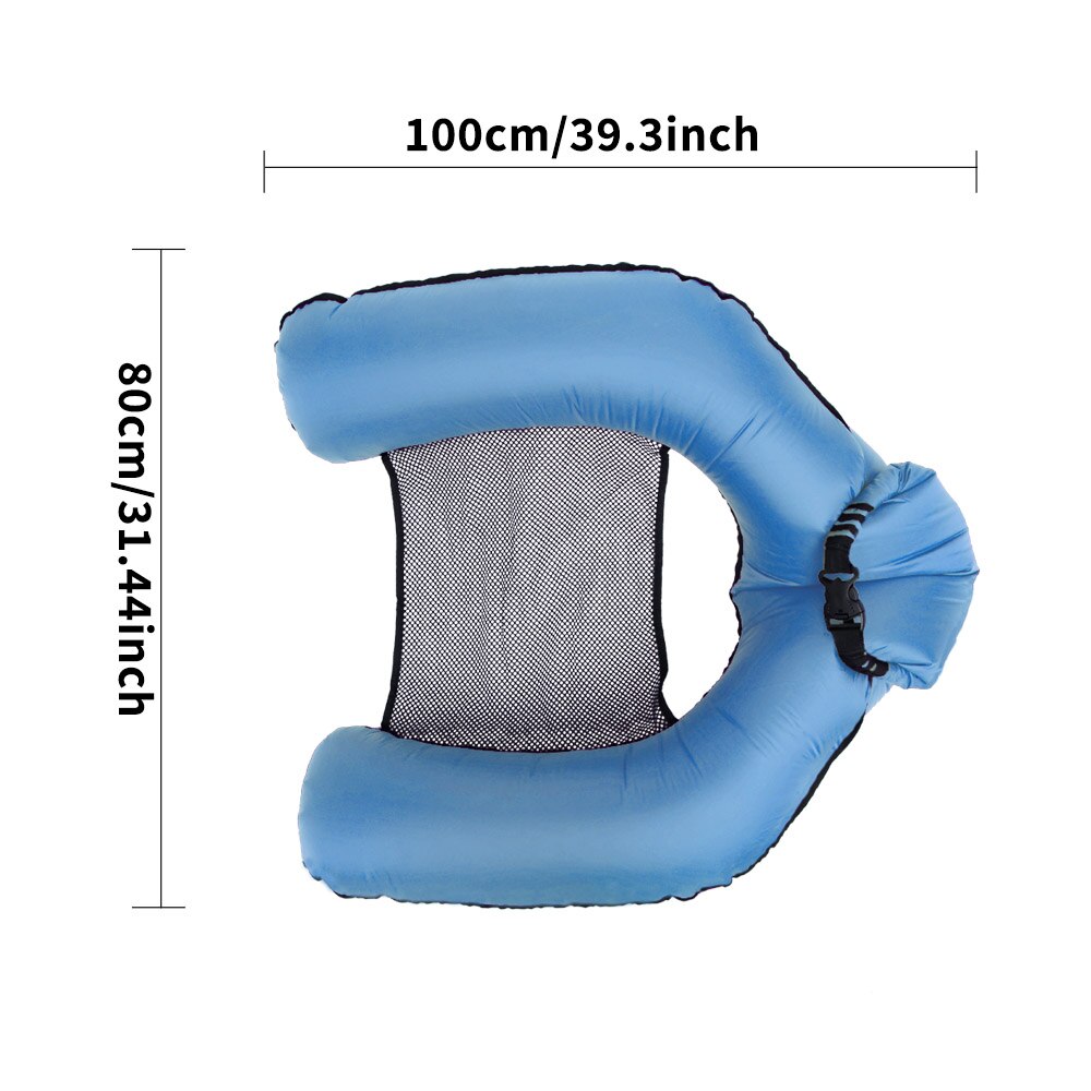 Water Hangmat Fauteuil Opblaasbare Drijvende Zwemmen Matras Zee Zwemmen Ring Zwembad Party Speelgoed Lounge Bed Voor Zomer Zwembad