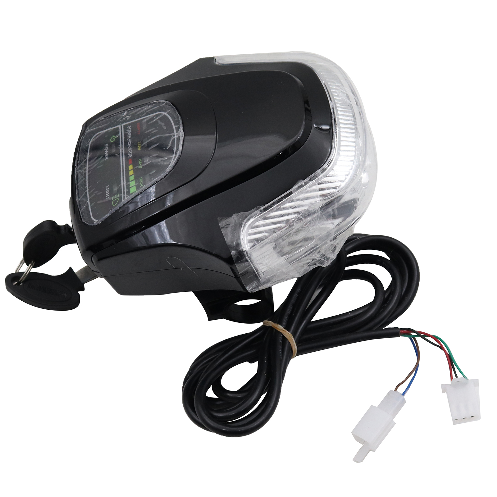 Citycoco 60V Bluetooth APP Headlamp Turn Signal Tail Lamp LCD Instrument Panel Electric Scooter Key Electric Lock Accessories
