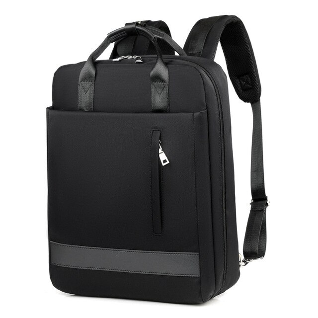 Chuwanglin Anti-Diefstal Tas Rugzak Grote Capaciteit Business Usb Lading Mannen Laptop Rugzak Student Schooltas L901: Black