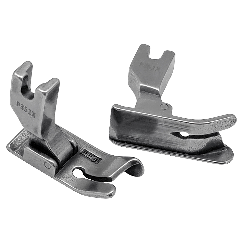 Prensatelas guía de borde derecho P351x, pies guía universales de lado derecho de 3-10mm para accesorios de máquinas de coser industriales, 1 Uds.