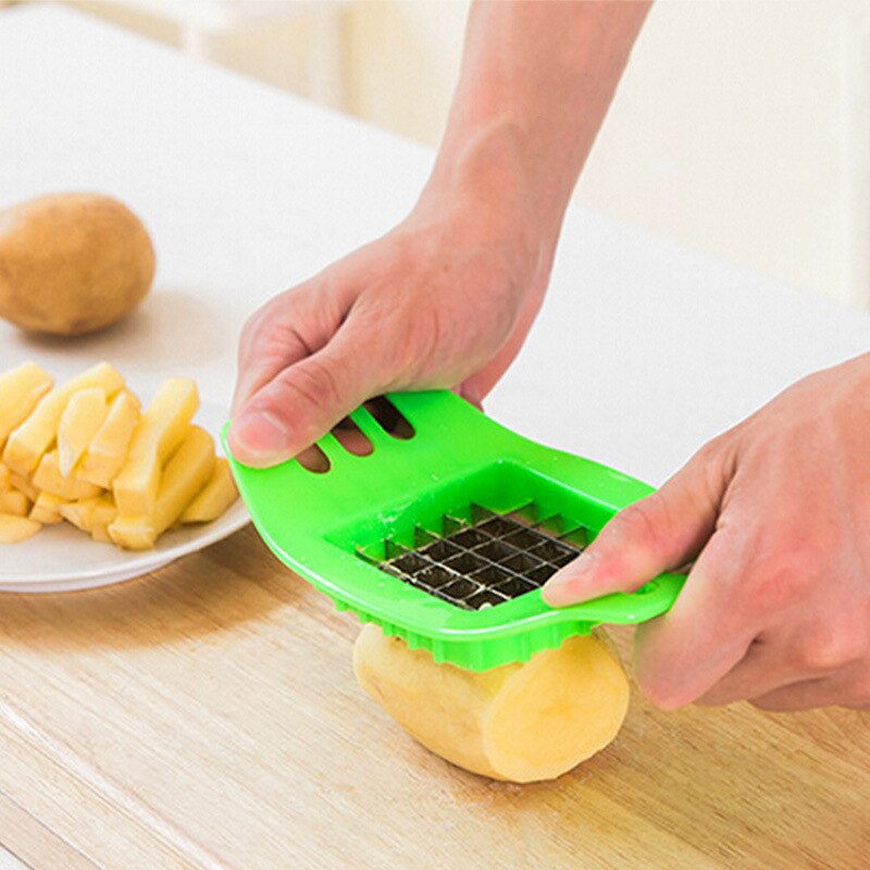 Manual Stainless Steel Vegetable Potato Slicer Cutter Chopper Chip Multifunctional Potato Chopper Cheese Slicer Kitchen Gadgets