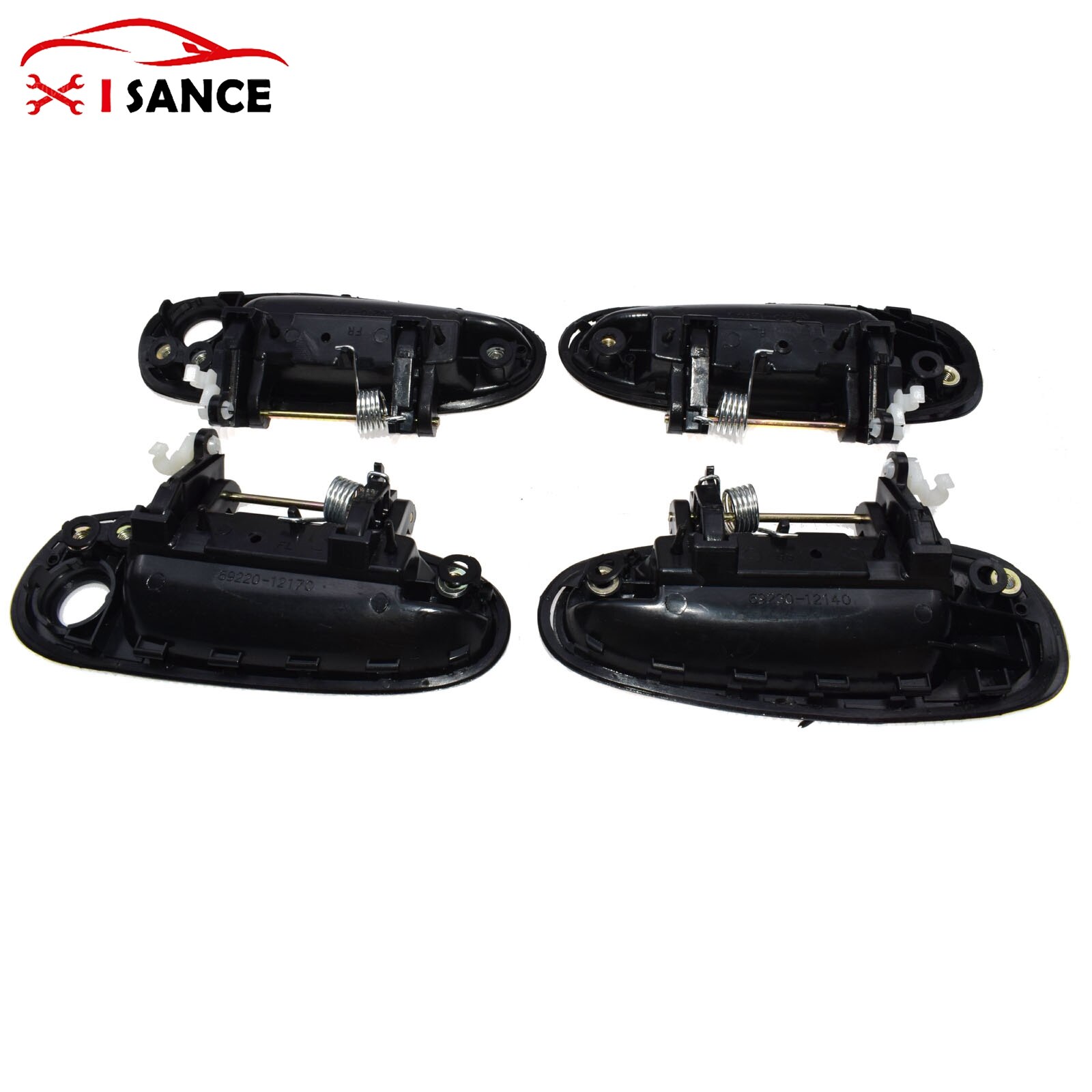 Inside Outside Door Handle Front Rear Left Right For Toyota Corolla Geo Prizm 1993-1997 69220-12160,69210-12160,69206-12130