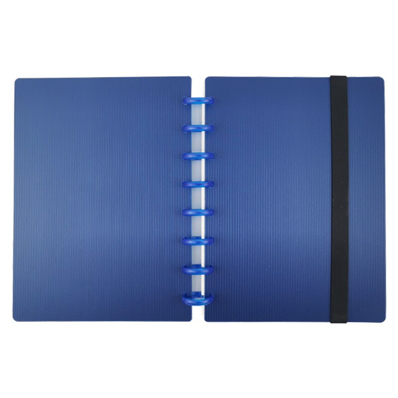 A5 Bule Loose Leaf Notebook Concise Style Notepad Stationery Planner Writing Paper for Students School Office Supplies