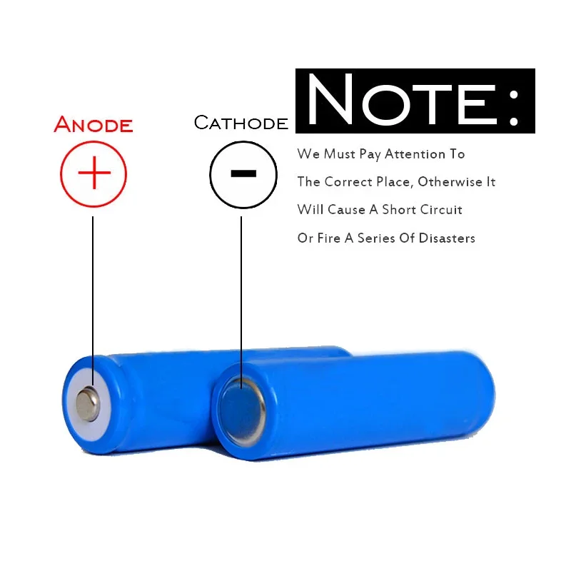 2PCS 18650 3.7V Rechargeable Battery 1200mah 1500mah 2000mah 2200mah 2600mah 3400mah Pointed Lithium Battery for flashlights