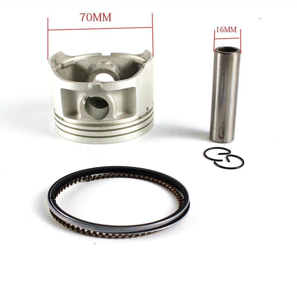 Motorcycle Cylinder Bore Size 70mm Water Cooled Piston & Piston Ring Kit For Zongshen CB250CC CB 250CC CB250 250