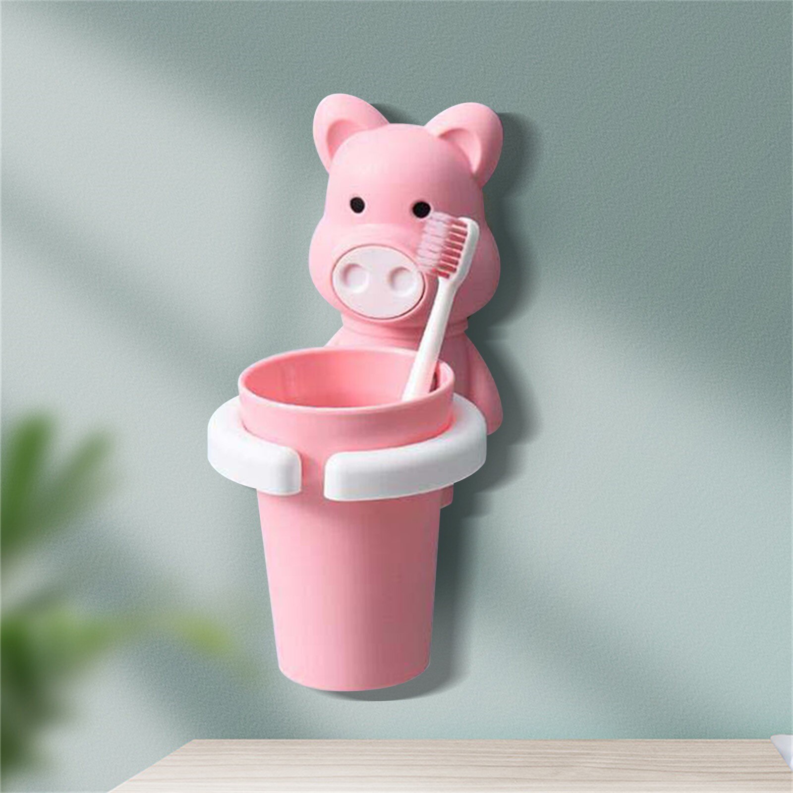 Porte-brosse à dents avec tasse, étagère murale Durable et résistante aux chutes, porte-gobelet pour bain de bouche, accessoires de salle de bains