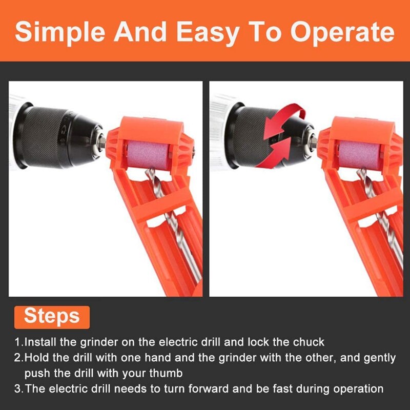 Boor Slijper Draagbare Diamant Boor Slijpen Tool 2 Stuks Inclusief Extra Wrench En Pakking