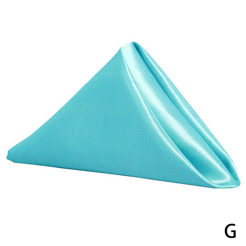 1pcs Cloth Napkins 12x12 Inches Polyester Table Napkins Restaurant Banquet Dinner Decoration Party Wedding Supplies Decor L2a4