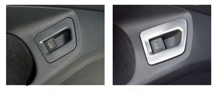 Rustfrit stål bil bagagerum bagkasse skifte ramme trim klistermærke dæksel bil styling til vw passat  b8