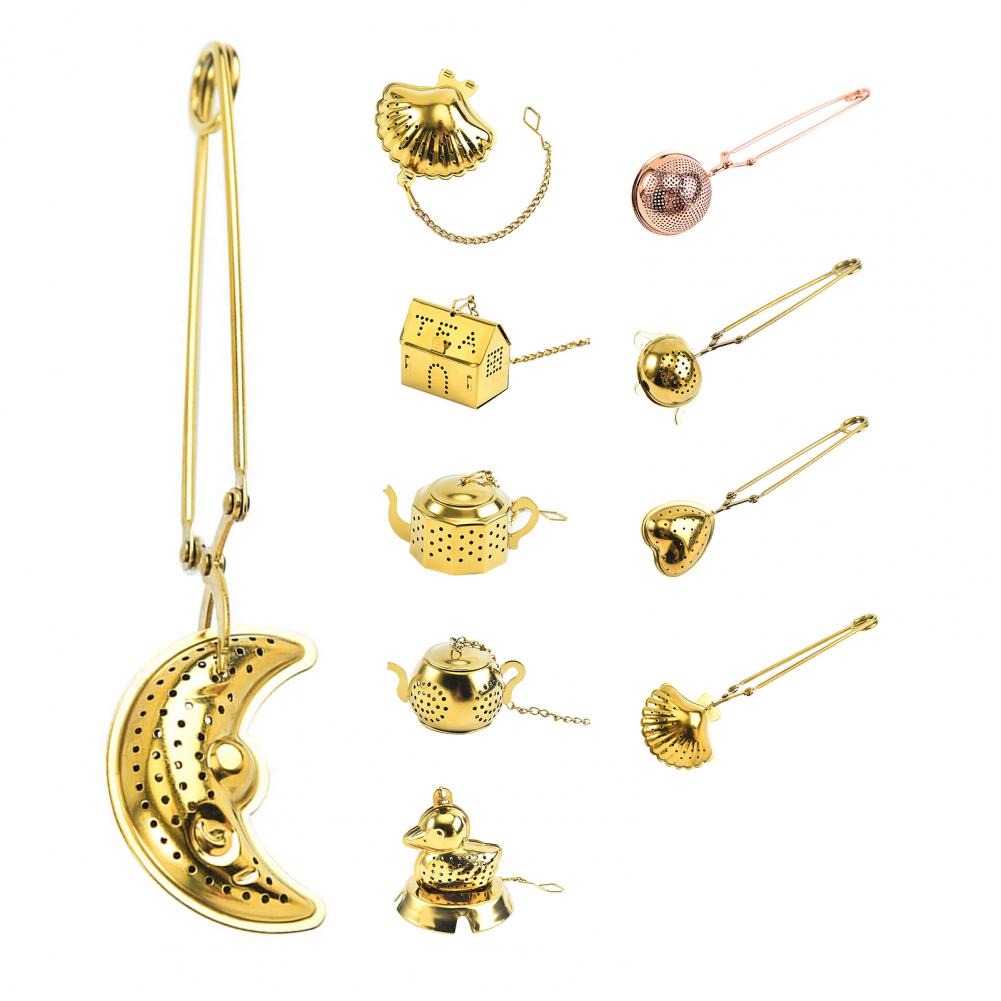 1PCS Tea Infuser Long Handle Strong Construction Stainless Steel Food Grade Materials Home Infuser Drip for Office