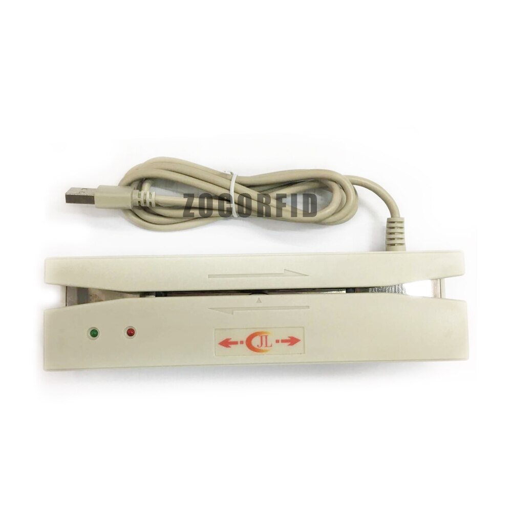 2nd Track USB Magnetic membership card Reading machine Card Reader Stripe Bidirectional Card Strip Scanner for USB PC