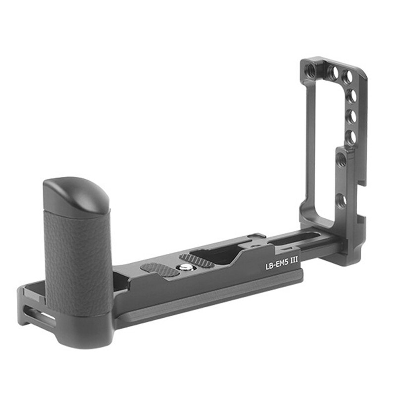 L Bracket Hand Grip Camera Holder L Vertical Plate 3 in 1 for Olympus E-M5 Mark III