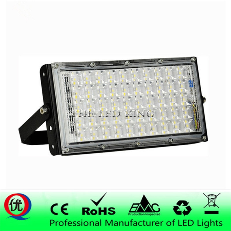 LED Flood Light 10W 20W 30W 50W Floodlight IP65 Waterproof 260V LED Spotlight Refletor LED Outdoor Lighting Gargen Lamp newest