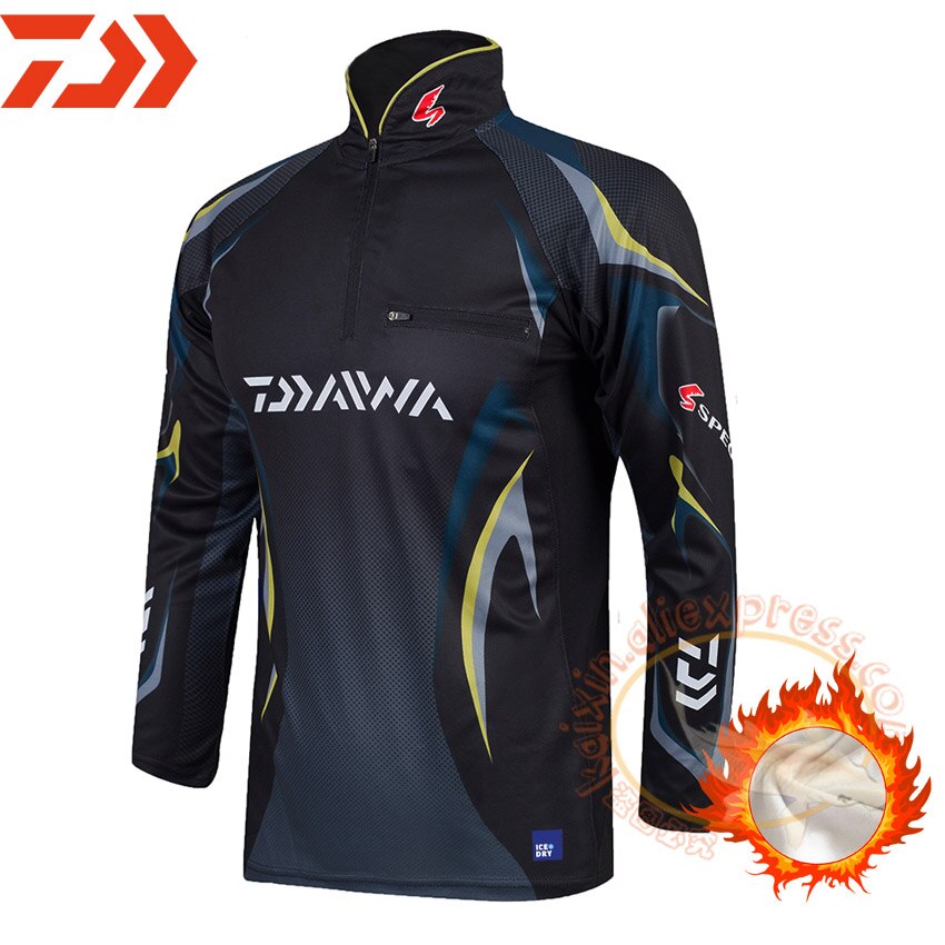 Dawai Outdoor Sport Hooded Vis Shirt Lange Mouwen Anti-Uv Ademende Vissen Kleding Vissen Keep Warm Sweatshirts Plus Size