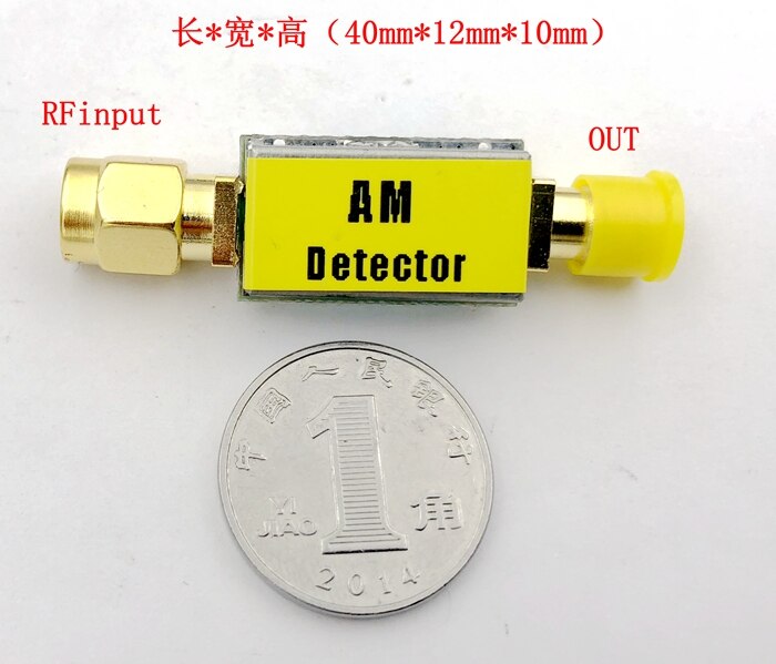 AM detector 0.1M-6GHz Diode envelope AM demodulation radio frequency detection module Amplitude / Discharge signal detection