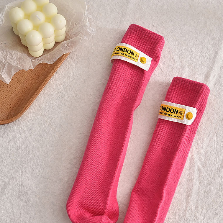 Chaussettes Tube en tissu pour jeunes enfants, bas de veau, accessoires Parent-enfant de 1 à 8 ans, printemps 2022: C