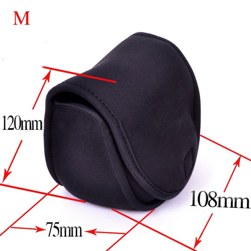 Draagbare Zakken Spinning Reel Pouch Baitcasting Vissen Reel Tas Beschermhoes Cover Holder Storage Vis Draagbare Tas: BM