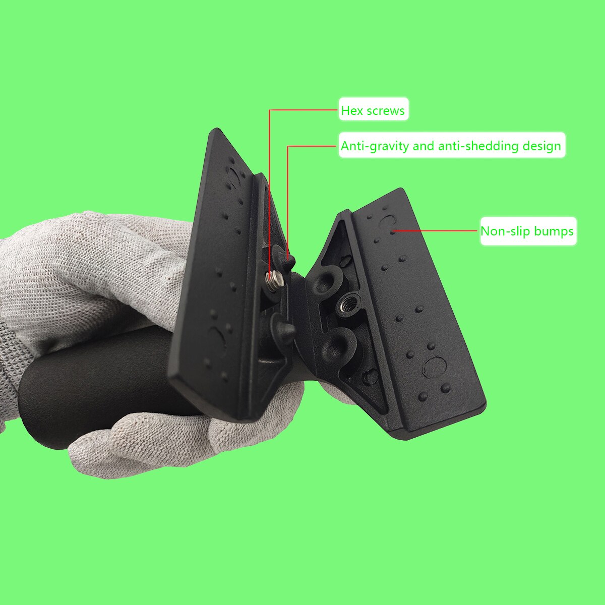 Espátula de goma con mango de aleación corta, espátula para teñir ventanas de vinilo, herramienta de envoltura de coche, raspador de hielo y agua, herramienta de limpieza del hogar B38S