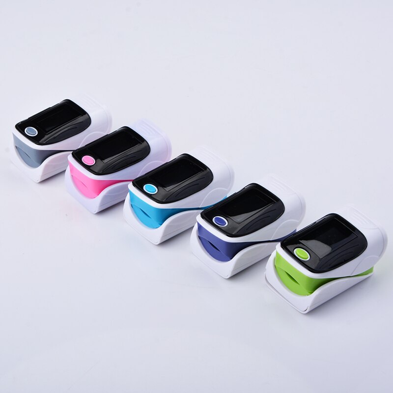 Oled pulsoximeter spo 2 blod ilt finger oximeter måling fingerspids pulsmåler bærbart sundhedspleje familie udstyr