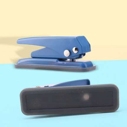 Single hole puncher mini ring punch manual hole machine small a4 sheet stationery binding hole loose-leaf manual student