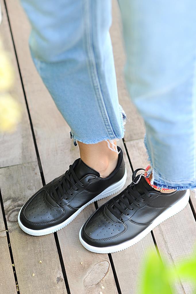 Pink Potin Women Black Shoes A1603-20