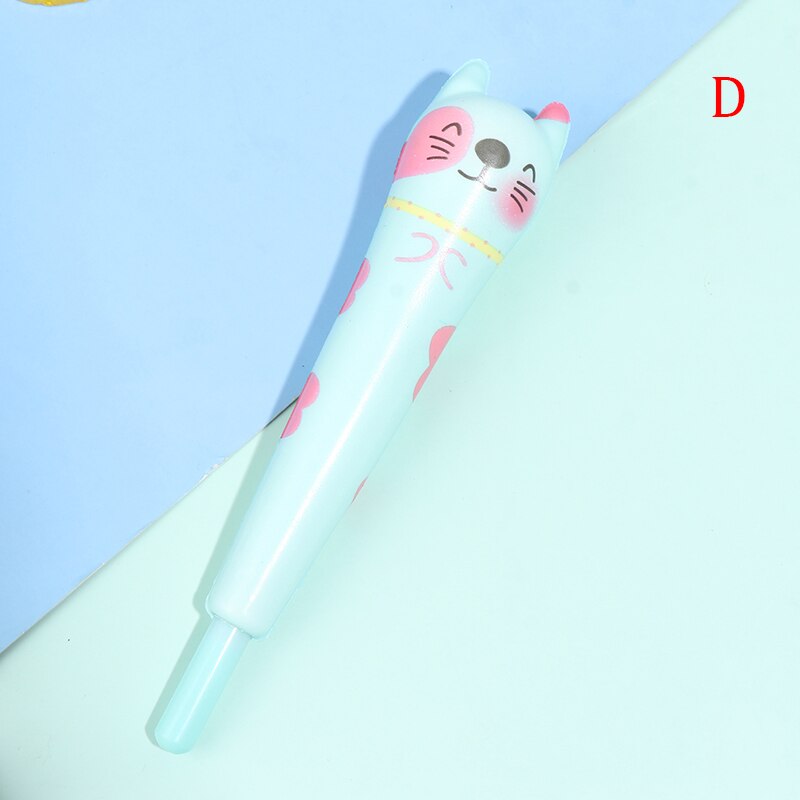 1Pc Gesimuleerde Kleur Trage Rebound Pen Eenhoorns Dier Neutrale Overdrukventiel Pen Neutrale Pen: D