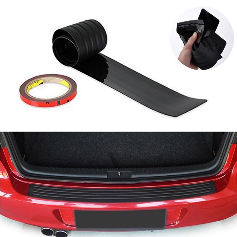 Vehemo SUV Cars Rear Bumper Strip Rubber Strip Trim Anti-Collision Strip Sticker Cover Universal Protector