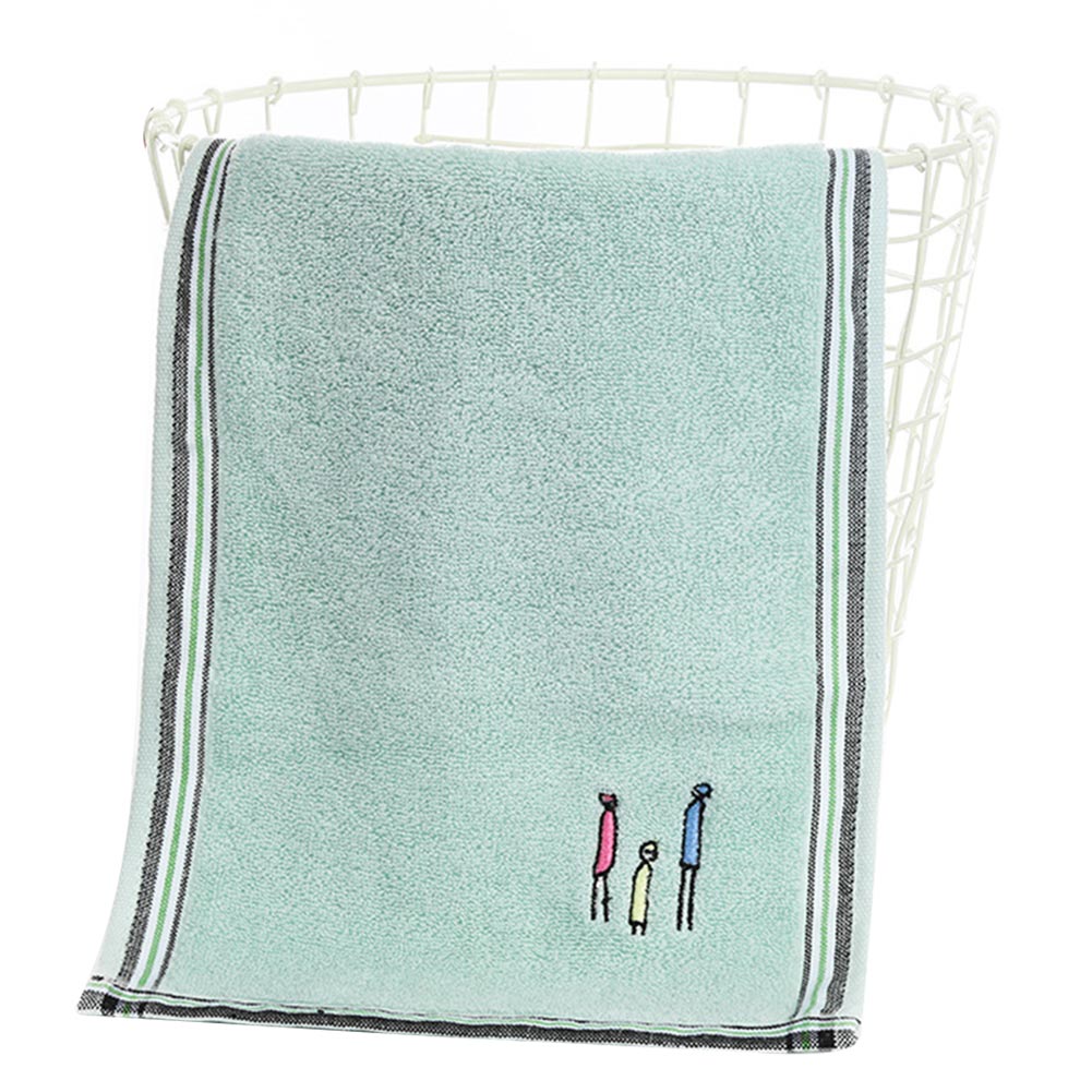 Prezent dla par ręcznie ekologiczna toaleta szybkoschnąca mieszanki bawełny ręcznik myjka rodzina akcesoria robić łazienki miękkie gospodarstwo domowe: zielony