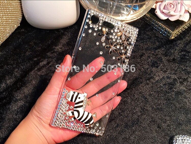 For ZTE Blade A3 A5 A7 V9 V10 Vita L8 Axon 7 Nubia Z17 Z11 Max N1 Diamond Zebra Rhinestone case cover