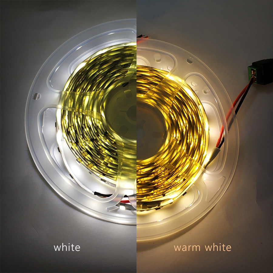 Wit Licht Led Strip Smd 5630 5730 Warm Wit Flexibele Led Strip Dc 12V Achtergrond Versieren Led Tape Lights 60 Leds/M