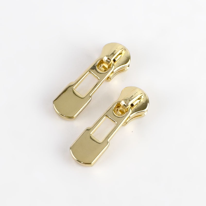 Deslizadores metálicos con cremallera para prendas con cremallera, Kit de reparación de cabezas de cierre con cremallera, accesorios de costura de ropa DIY, KY825, 3 #, 10 Uds.: lightgold