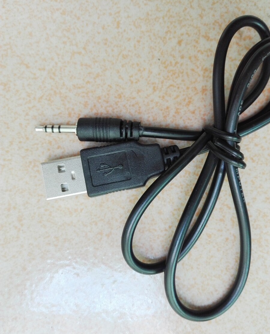 2.5mm 2.5 jeck prise jack pour USB A câble de charge/données pour étanche mp3/mp4 montre lecteur numérique caméra DVR