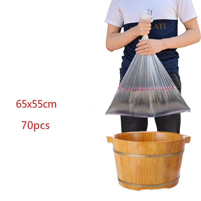 Accesorios desechables para el cuidado de los pies, 70 Uds., para bañera, bolsas de lavabo para pies, pedicura, Desintoxicación de pies, SPA, preservación del calor