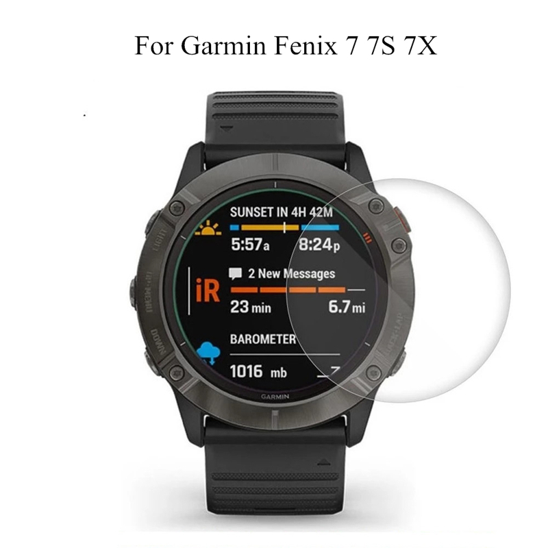 Tempered Glass Protective Film For Garmin Fenix 7 7S 7X Smart Watch Clear HD Screen Protector Film For Fenix 7 7X Accessories