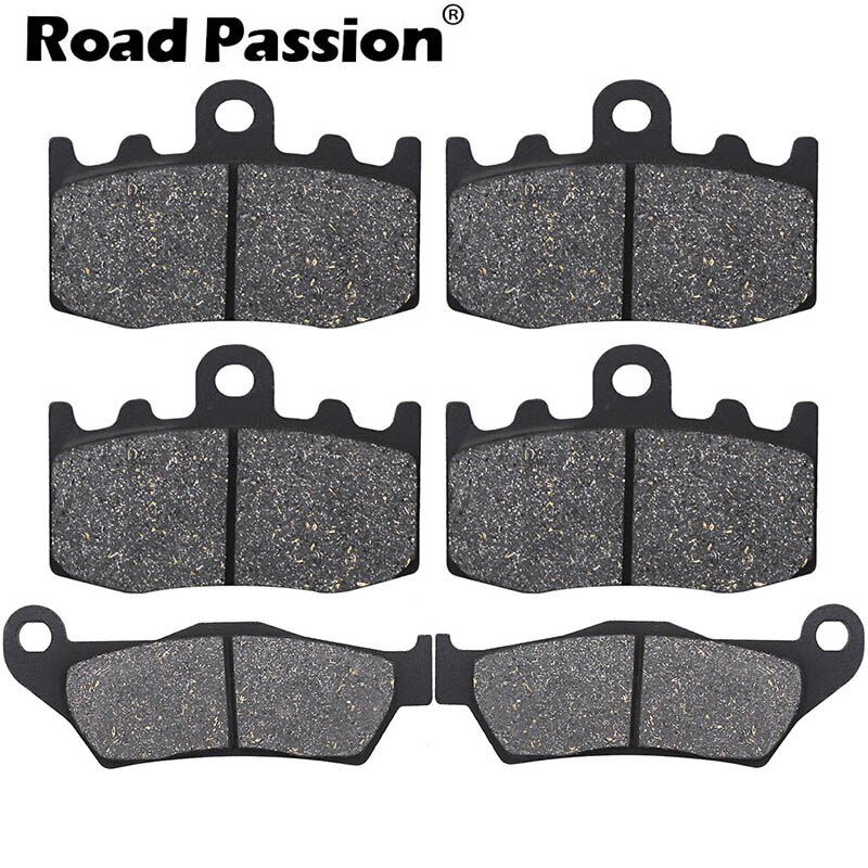 Road Passion Motorcycle Front and Rear Brake Pads for BMW RG 1200 GS RG1200 GS RG1200GS K25 Cast Wheel 2004 2005 2006 2007: Front and Rear