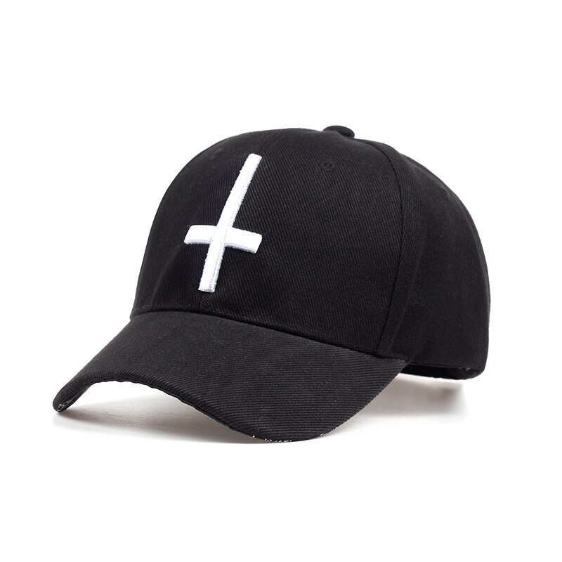 Tunica Stijl Wit Cross 3D Borduurwerk Baseball Cap Vrouwen Casual Hoed Mannen Outdoor Verstelbare Snapback Hoeden