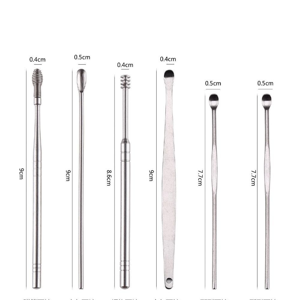 Ensemble d&#39;outils de soins auriculaires en Silicone, 16 pièces, soins infirmiers, spirale douce, outil de santé, nettoyage de la cire d&#39;oreille, outil d&#39;élimination de la cire d&#39;oreille: Ivory
