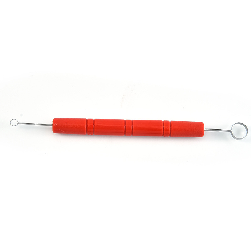 Couteau de spéléologie en argile polymère, outils de poterie, modélisation de Sculpture, Sculpture, couteau à découper, couteau à poinçon, outil de broche à Double fil: D-1PCS