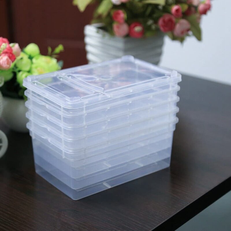 Breeding Box 8Pcs Worm Dish Reptile Feeding Box Food Container Small Size Transparent