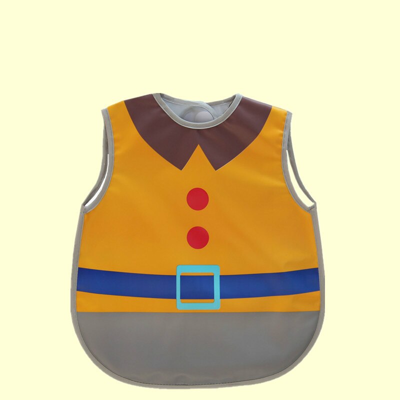 Baby Waterproof Cartoon Bibs EVA Sleeveless Feeding Bibs for Baby Infant Boy Girl Portable Adjustable Feeding Accessories
