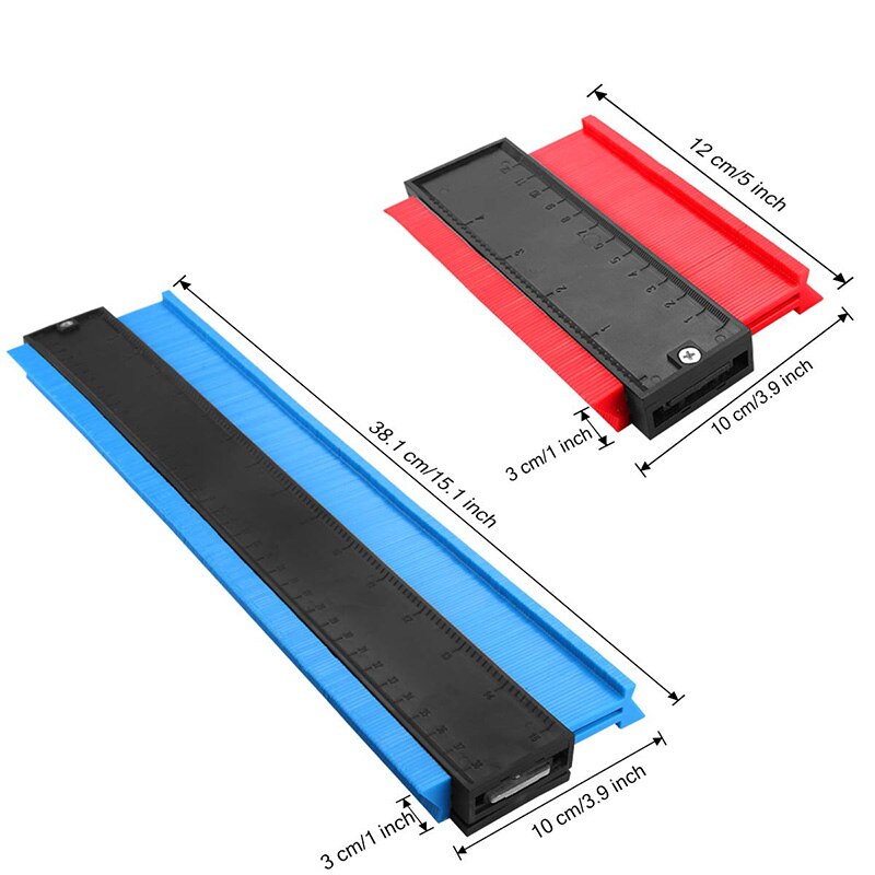 Contour Gauge - 15 Inch and 5Inch Master Outline Gauge for Precise Measurement Profiles, Edges, Woodworking, Framing