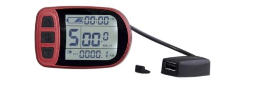 Écran KT LCD5u pour vélo électrique, panneau LCD 24V 36V 48V