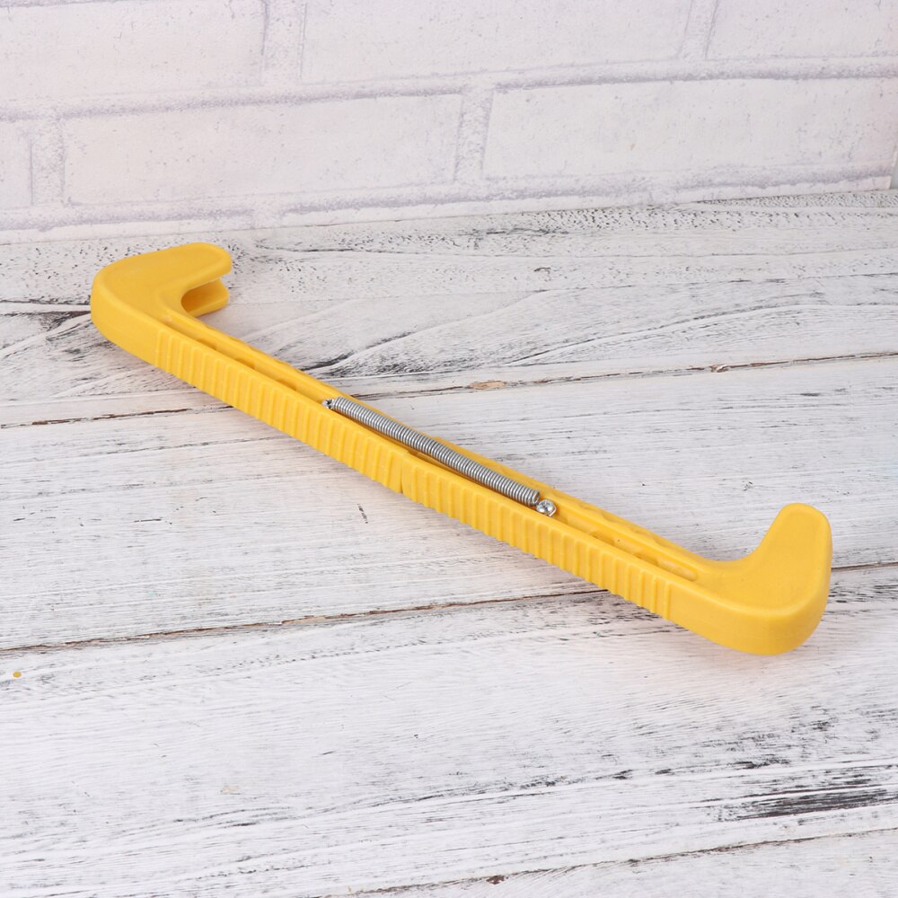 Ice Skate Guards - Adjustable Ice Walking Guards - Figure Protector Covers - Yellow